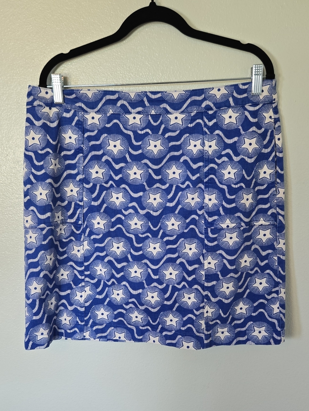 Boden | Blue Helena Chino Mini Skirt Size 10